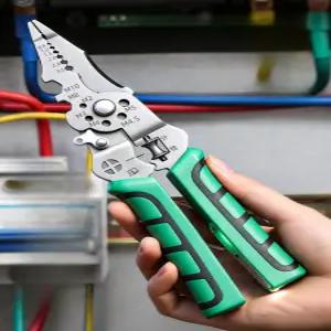 만능 전기 테스터기 전선 탈피기 접이식 전압 테스터