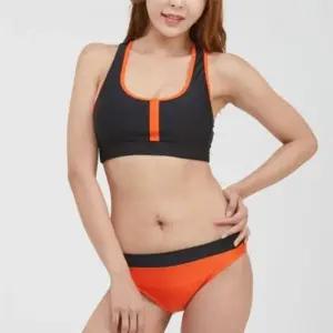 여자 엣지 브라탑 수영복 2p 비치웨어 비니키 쿠기