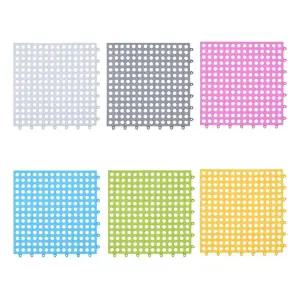 리셀 미끄럼방지 매트 142g 10개_조립식 욕실매트