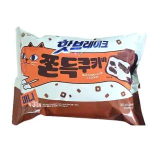 오리온 핫브레이크 쫀득쿠키바 미니 초콜릿 352g 약 31개 1봉 (핫 브레이크 미니)