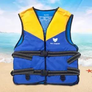 구명조끼 보조복 돌핀 국산 옐로우 부력 수영 L