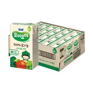 [소비기한 임박] 요미요미주스 사과포도케일 125ml, 24입, 1개