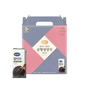 [유통기한 임박] CJ 얼티브 균형영양식 흑임자 190g, 16입, 1개