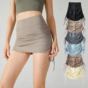 셔링 H라인 트레이닝 스커트