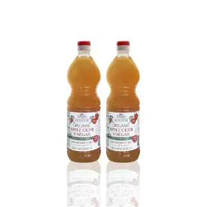 코스트코 ACETUM 유기농 사과 발효식초 1L x 2병 / 요리·음료·드레싱·다이어트 활용