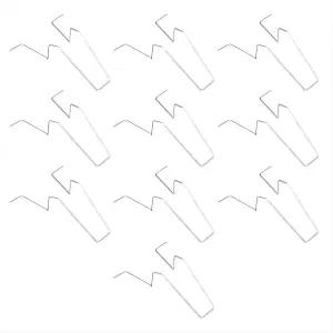 자동차 H7 전구 전조등 클립 교체 부품용 10pcs 고정 스프링 클램프 홀더