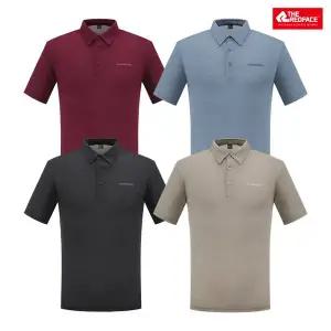 [레드페이스] [레드페이스 본사] 남성 탑자카드셔츠칼라하프티셔츠 REWMTSM23311