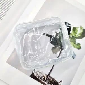 [라일리] Rly 여행 화이트 소형파우치 가방 PVC 투명 소형 파우치