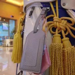 [라일리] Rly 여행가방 골프백 캐리어 커버형 네임택 그레