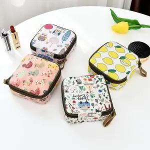 [라일리] Rly 다용도 네모 생리대 파우치 화장품 비상약 파우치