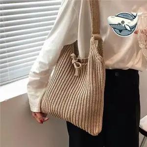 [라일리] Rly 트렌디 디자인 스타일링 뜨개 숄더백 여름 가방