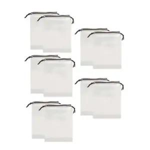 [라일리] Rly 여행 캠핑 투명 스트링 파우치 주머니 25x35cm 10개