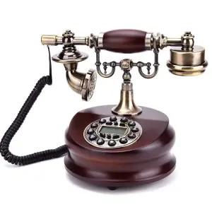 전화기 클래식 소품 아날로그 빈티지 유럽풍 전화 유선전화