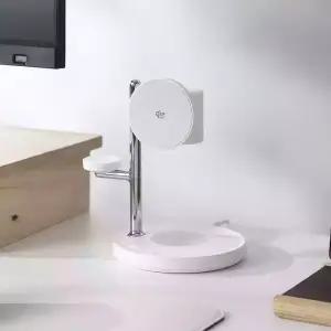 아이코모스 Qi2.2 25W 4in1 고속 맥세이프 무선 충전기 무드등 애플워치 갤럭시워치