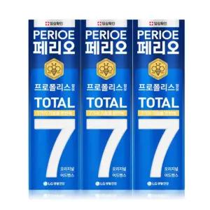페리오토탈7 프로폴리스치약 오리지널 120g 3입