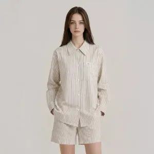 [오르시떼](강남점)여성 H017 벨레 긴소매+3부팬츠 파자마 세트