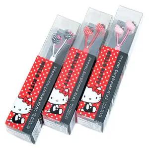 헬로키티 이어폰 큐빅리본 땡땡이스마트폰 휴대폰 스테레오 캐릭터 음향기기 일반 악세서리