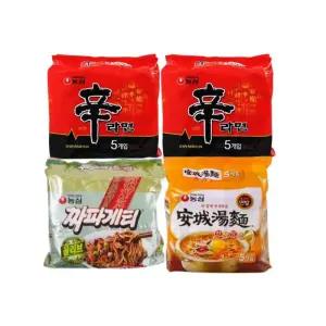 신라면10입 +안성탕면5입 +짜파게티5입 (총 20봉)