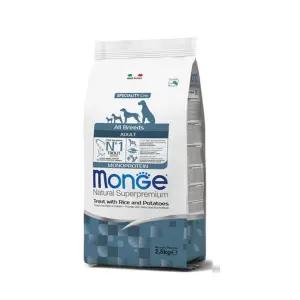 Monge DOG몬지 모노프로틴 LID 올브리드 어덜트 송어 2.5kg 1살이상 어덜트 단일단백질 398365