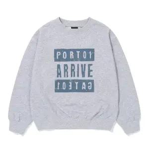 [블루테일](광주신세계)AAA7TS06MG 멜란지그레이 맨투맨 티셔츠