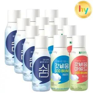 hy 한국야쿠르트 갓비움 쉼 3종230ml (쉼4+애사비4+애플민트4) 총12입