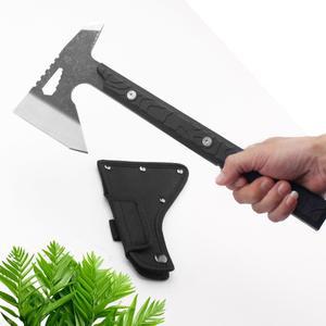 새로운 다기능 전술 도끼 야외 캠핑 자기 방어 소방 및 가정용 나무 절단 EDC 핸드 툴