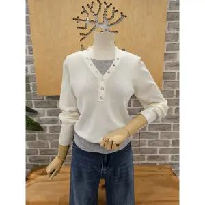 [레코브](의정부점)스냅장식 레이어드니트 (LC41F3KN009X)