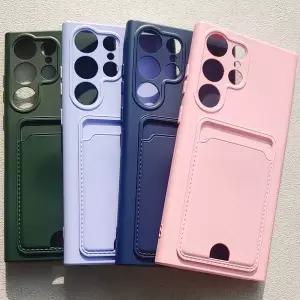 갤럭시 S23 S24 S25 S26 울트라 플러스 케이스 파스텔 카드 젤리 카메라보호 다양한색상