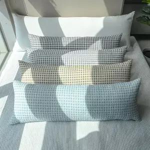 [더스케치]지지미 리플 시어서커 크로스 체크 ver2 사각 바디필로우