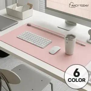 팬시투데이 논슬립 파스텔 방수 가죽 데스크매트 스트랩포함 6color