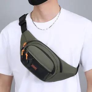 남성 밀리터리 크로스백 경량 멀티포켓 미니 슬링 힙색 여행 데일리 4색상