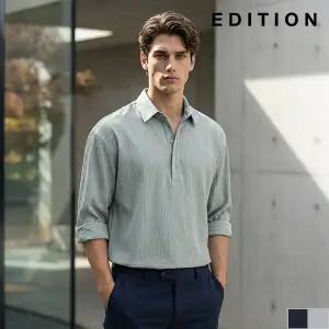 [에디션] 크리즈 풀오버 셔츠 (NEE2WC1906)