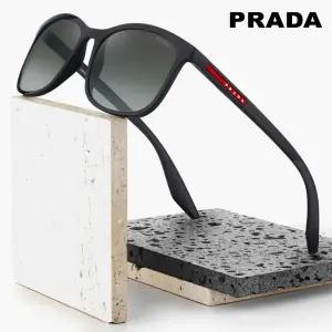 프라다 선글라스 SPSA08-1AB0A7 남자/여자 블랙 사각 뿔테 명품