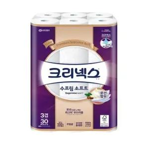 크리넥스__3겹_수프림_소프트_27m_30롤