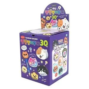 [셀러허브 생활리빙][핑크풋] 랜덤 연필캡 지우개 30탄 60개(박스) (46319832)
