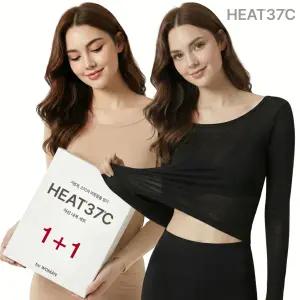 씨플  히트37 1+1 여성 내복 세트 겨울 발열내의