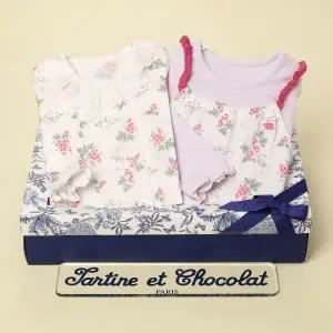 [롯데백화점]타티네쇼콜라 그레프슈트SET+그레프바디슈트세트(출산50일백일선물세트)TTPMOW032W