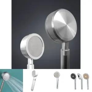 수압상승 알루미늄 샤워헤드 절수샤워헤드 샤워기헤드/펜션/마사지/욕실/물줄기/스테인리스/목욕탕/미용실