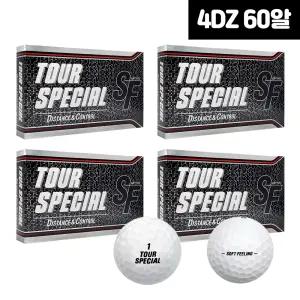스릭슨 유러피언 SF 투어 스페셜 2피스 화이트 골프공 60구 4DZ