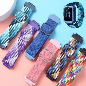 Xplora X5 / XGO 3 밴드용  스트랩 나일론 탄성 직조 팔찌 Play/ XGO2/XGO3 스마트 워치 코레아 벨트)