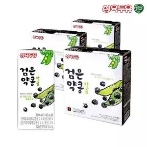 삼육두유 검은 약콩 칼슘 두유 190ml 48팩 (16팩x3)