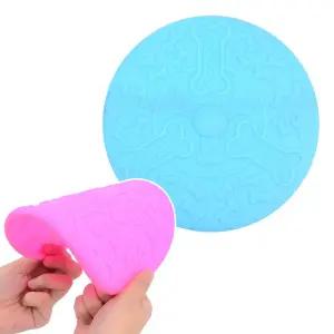 강아지 놀이용 장난감 애견 원반 일반형2종 토이 용품/플라잉/디스크/부메랑/원반/던지기/프리스비