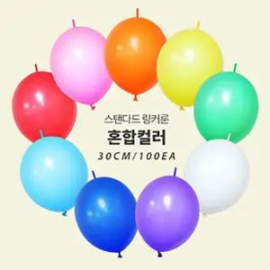 Party Club 30cm일반꼬리풍선(100입)혼합
