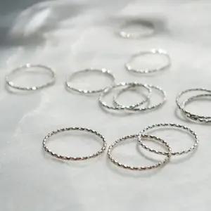 (1~25호)여리여리열송이레이어드 1.0mm 실반지은반지