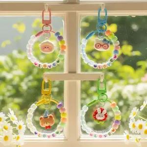 30인용 파스텔 동화 자외선 비즈 키링 부자재 가방키링 만들기 비즈 공예 학교 단체 수업 봄이오나봄 키트