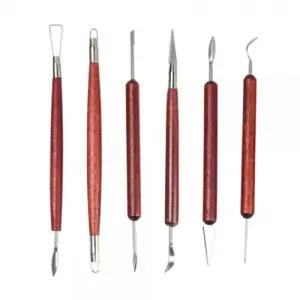 도예 점토 조소 클레이 스크래퍼 도구 6종조각 스컬피 도자기 토칼 찰흙 스크