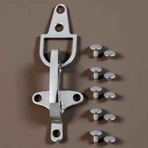 1세트 금속 토글 버클 코트 망토 고정 교체 버튼 윈드 잠금 바느질 의류 액세서리