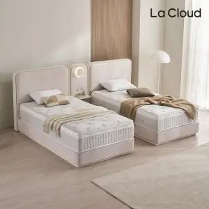 라클라우드 안단테 프리미엄 패브릭 원목 호텔식 침대프레임 TW 트윈 부부침대