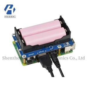 1PCS 라즈베리 파이 3B/4B 리튬 배터리 18650 UPS 전원 공급 장치 확장 보드