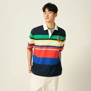 (백화점출고) 빈폴 남자 반팔 티셔츠 그래픽 목늘어짐방지 기본티셔츠 헤비코튼